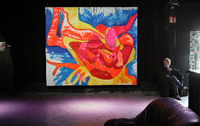 Tag des offenen Ateliers im Freiland, Spartacus: Ausgestellt auch "united colors" von Jenny Alten.