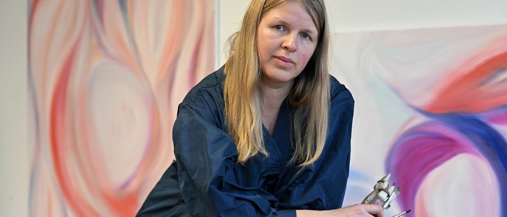Tetiana Malinovska lebt seit März 2022 mit ihrer Familie in Potsdam.