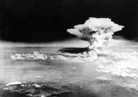 Schrecken der Menschheit: Die Atombombenexplosion über dem japanischen Hiroshima am 6. August 1945.