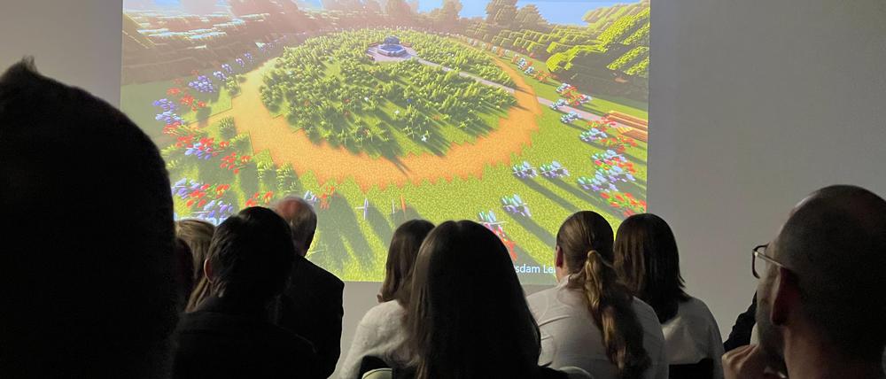 Der große Zentralpark wurde in Minecraft visualisiert.