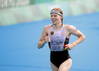 Laura Lindemann konnten den Medaillengewinnerinnen im abschließenden Lauf nicht folgen.