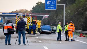 Unfall Autobahn 10 A10 östlicher Berliner Ring bei Erkner VW Golf Mutter (38) und Kind tot. Polizei Staatsanwaltschaft Mordkommission Suizid Tötungsdelikt 