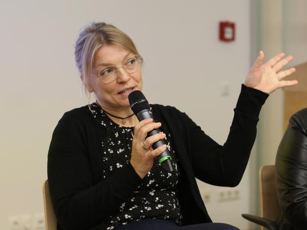 Prof. Dr. Friederike Lorenz-Sinai, Professur für Methoden der Sozialen Arbeit und Sozialarbeitsforschung an der Fachhochschule Potsdam.
