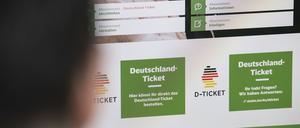 Blick auf die Webseite für die Beantragung des Deutschland-Tickets. Der offiziellere Verkaufsstart des 49-Euro Tickets ist am 3. April.