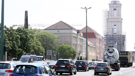 Die Breite Straße in Potsdam. 