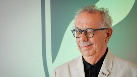 Knapp 20 Jahre lang war er Chef der Berlinale, jetzt leitet er Potsdams „Green Visions“: Dieter Kosslick. Hier im Sommer 2023 in Düsseldorf.