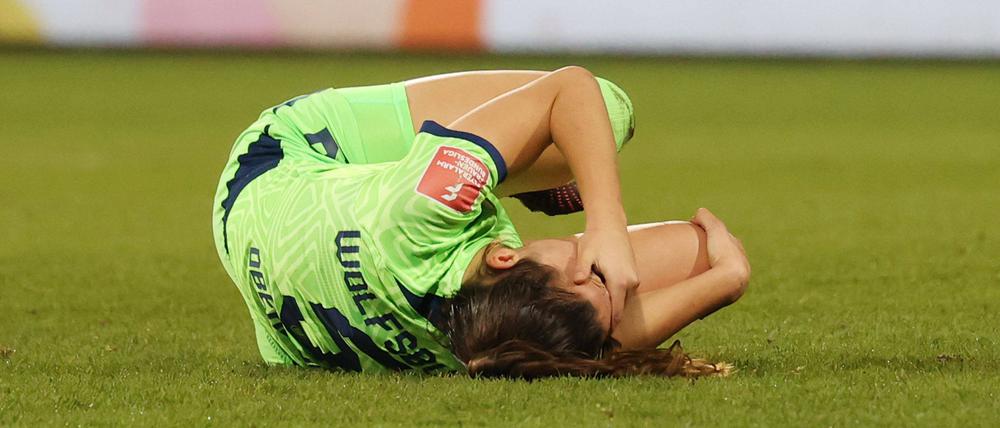 Lena Oberdorf verletzte sich im Spiel gegen Turbine Potsdam.