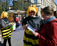 Start der Volksinitiative "Artenvielfalt retten - Zukunft sichern" in Potsdam.
