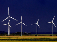 Beim Ausbau der Windkraft liegt das Land im Ländervergleich auf dem zweiten Platz.