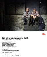 Premiere "Wir sind auch nur ein Volk" am Hans Otto Theater Potsdam.