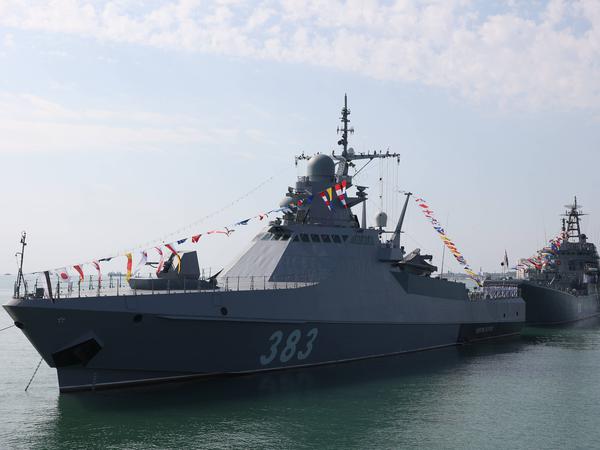 Das Kriegsschiff „Sergej Kotow“ wurde in der Nacht auf Dienstag von einer ukrainischen Seedrohne abgeschossen.