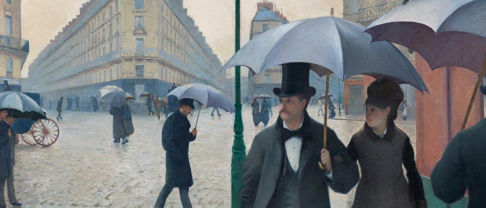 Bild einer Epoche. Gustave Caillebottes „Straße in Paris, Regenwetter“ zeigt das Bürgertum im Aufstieg.