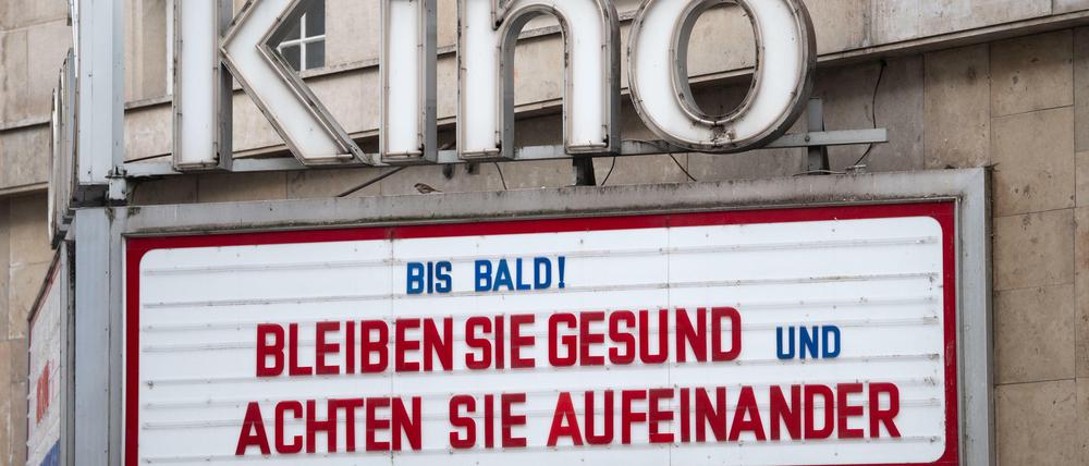 Kinos in der Krise. In Deutschland haben alle Filmtheater geschlossen.