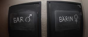 In den Neuen Kammerspielen in Kleinmachnow sind auch die Toiletten im Berlinale-Look.