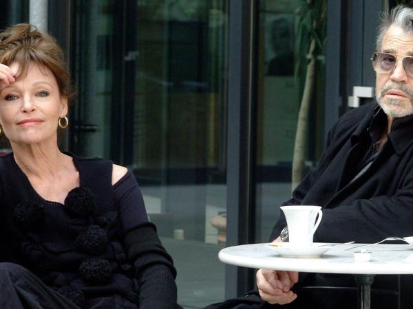Fast 20 Jahre her: Angelica Domröse mit Schauspieler Hilmer Thate.   