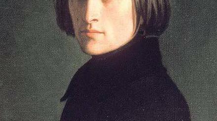 Erster Europäer. Für seinen Schwiegersohn Richard Wagner machte er in Bayreuth bereitwillig „den Pudel“, selbst galt er als Inbegriff des rastlos reisenden romantischen Klaviervirtuosen: Franz Liszt (1811–1886), hier auf einem Gemälde von Henri Lehmann. 