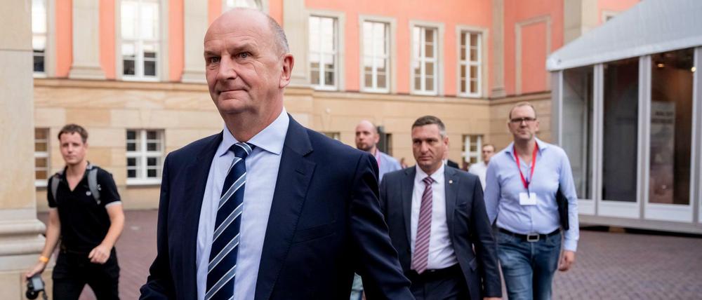 Der alte und wohl auch neue: Dietmar Woidke (SPD) wird wohl Ministerpräsident von Brandenburg bleiben.