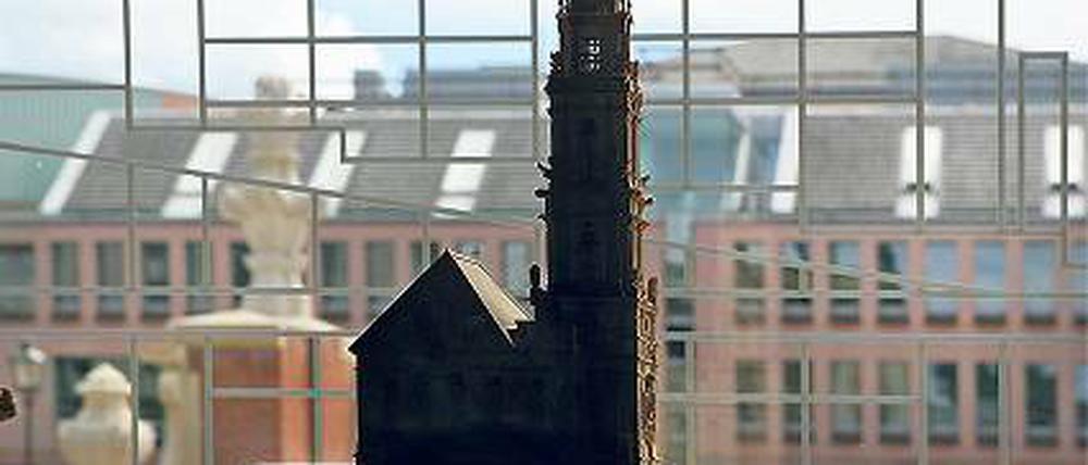 Modell der Garnisonkirche.