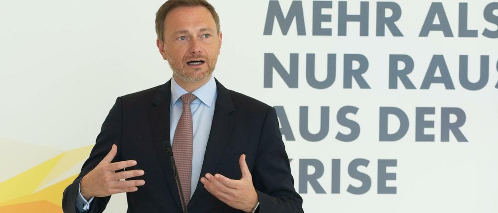 Der Vorsitzende der FDP: Christian Lindner.