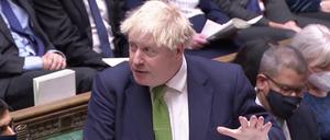 Unter Druck: Boris Johnson im Unterhaus