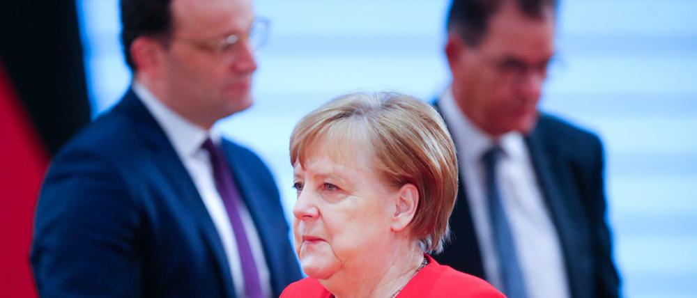Bundeskanzlerin Angela Merkel muss sich dem Lockerungsdruck der Länder beugen.
