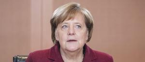 Bundeskanzlerin Angela Merkel (CDU) bei einer Kabinettssitzung im Januar 2019.
