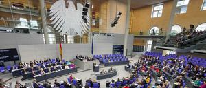Der Bundestag debattierte am Freitag.