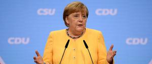 Merkel äußert sich beim Unions-Wahlkampfauftakt auch zur Afghanistan-Lage.