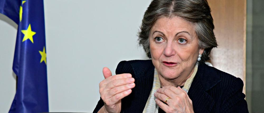 Die EU-Kommissarin für Kohäsion und Reformen, Elisa Ferreira.