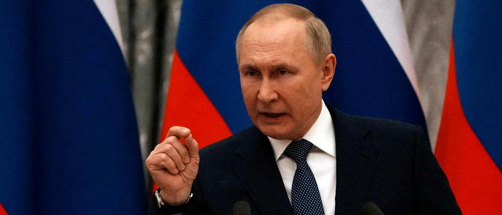 Der Krieg in der Ukraine läuft für ihn nicht wie geplant: Wladimir Putin