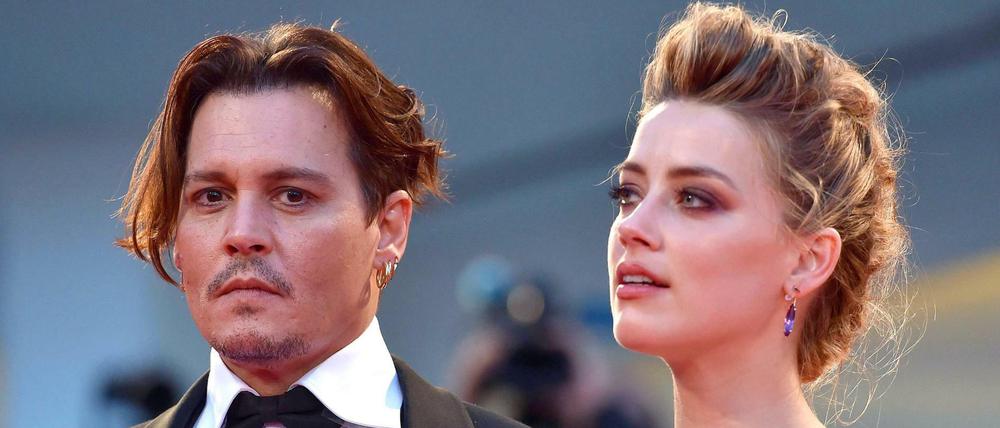 Johnny Depp und Amber Heard beim Filmfest in Venedig: Ihre Ehe hielt nur etwas mehr als ein Jahr