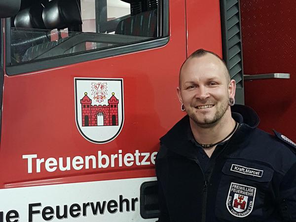 Sechs Tage schaffte es Marcel Kraft Ortswehrführer der Feuerwehr Treuenbrietzen nicht nach Hause.