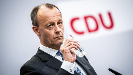 CDU-Chef Friedrich Merz nach der Landtagswahl im Saarland.