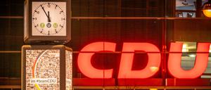 Die Zeit läuft für die Organisatoren in der CDU-Parteizentrale