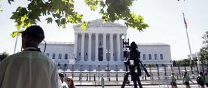 Der Oberste Gerichtshof der USA ist am 30. Juni 2022 in Washington, DC zu sehen.