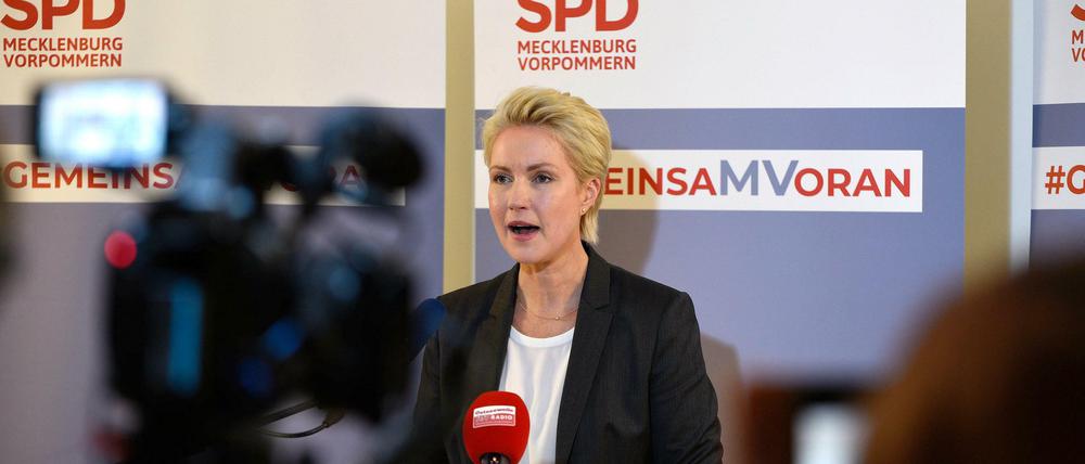 Gemeinsam voran will Manuela Schwesig jetzt mit der Linkspartei.