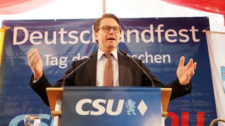 Der Generalsekretär der CSU Andreas Scheuer.