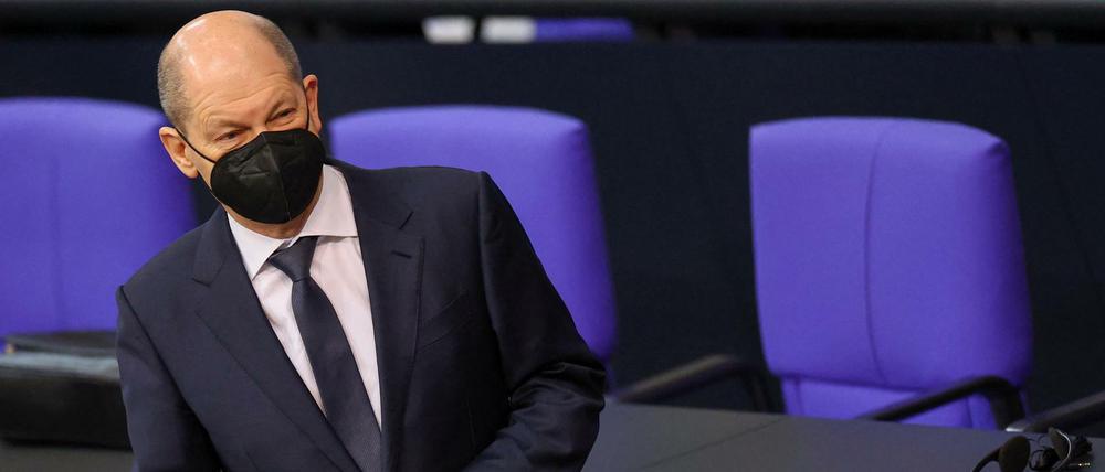 Bundeskanzler Olaf Scholz würdigte die Rede des ukrainischen Präsidenten Wolodymyr Selenskyj im Bundestag.