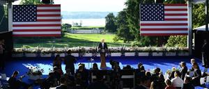 Nach der Abschlusspressekonferenz flog Joe Biden zurück in den amerikanischen Alltag. Und in die Innenpolitik nach acht Tagen Weltpolitik.