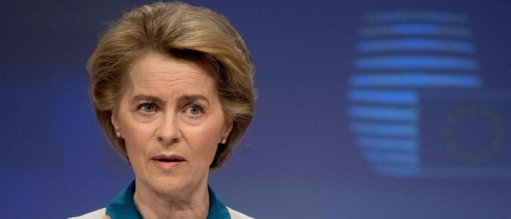 Entschlossen gegen das Virus: EU-Kommissionspräsidentin Ursula von der Leyen
