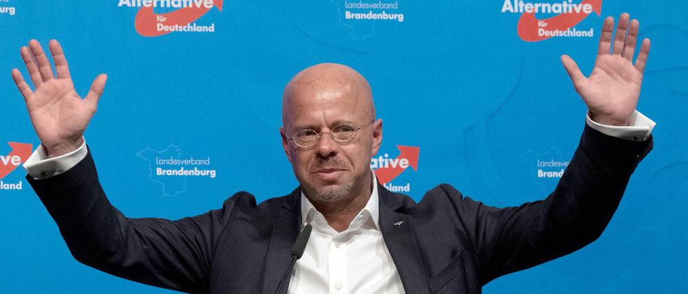 Gewinnt er die Wahl? Andreas Kalbitz, Landesvorsitzender der AfD in Brandenburg.