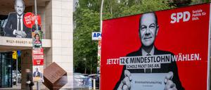 Die SPD hat den Wahlkampf komplett auf Olaf Scholz zugeschnitten. 