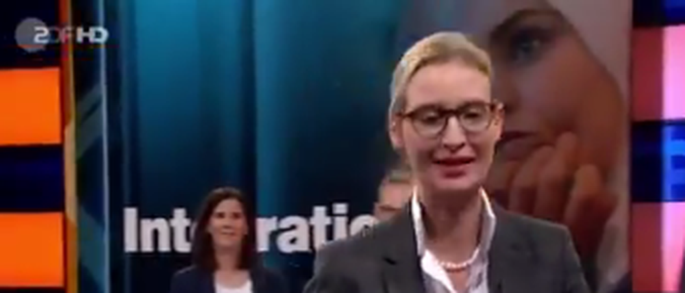Abgang im Streit: AfD-Kandidatin Alice Weidel verlässt den ZDF-Talk