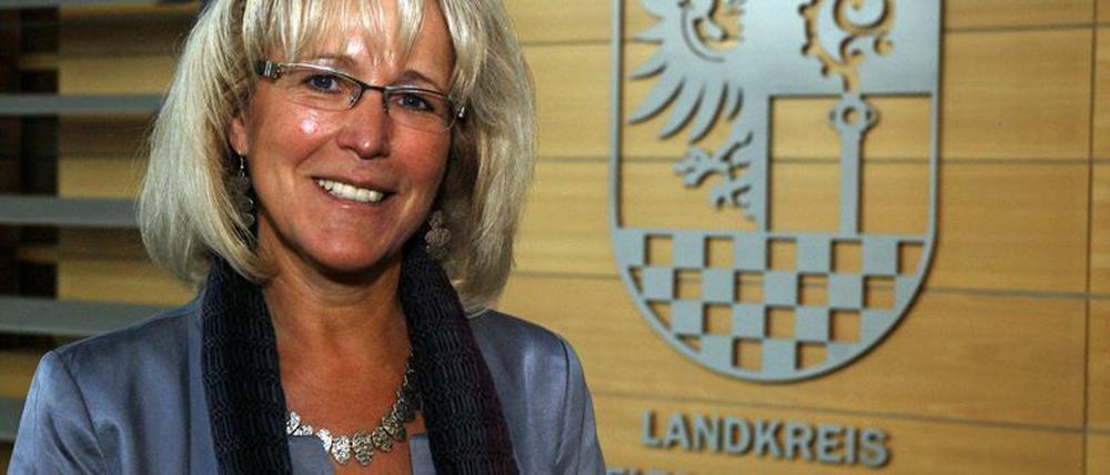Profitierte von den Korruptionsskandalen der SPD in Teltow-Fläming: Kornelia Wehlan (Linke) ist neue Landrätin.