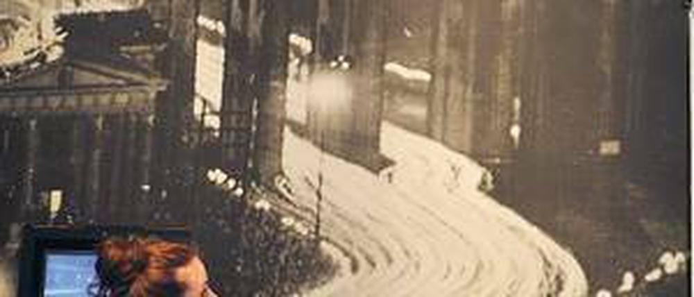Dunkle Stunden: Mit dem Fackelzug der Nationalsozialisten durchs Brandenburger Tor am 30. Januar 1933 - hier auf einem Foto im Deutschen Historischen Museum - fing die Zerstörung...