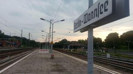 In Wannsee gibt's keinen Tunnel. Ob der Potsdamer deshalb bis zum Hauptbahnhof gefahren ist? Foto: