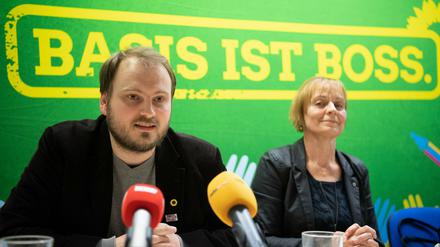 Clemens Rostock und Petra Budke sind in den Landtag eingezogen. Nun Brauchen die Grünen eine neue Parteiführung.