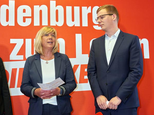 Kathrin Dannenberg und Sebastian Walter wurden vom Landesvorstand der Linkspartei als Spitzenkandidaten vorgeschlagen.