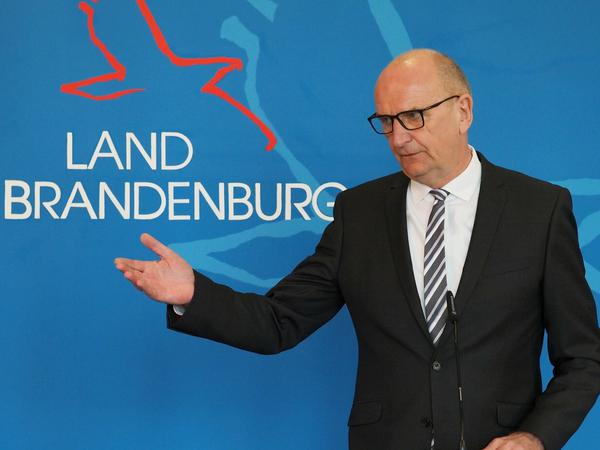  Brandenburgs Ministerpräsident Dietmar Woidke (SPD).