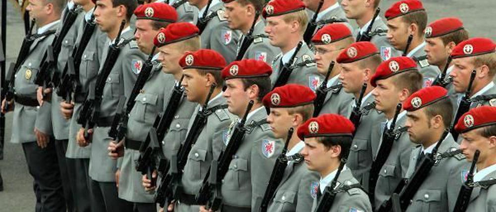 Bekommen keine Medaille vom Landtag: Bundeswehr-Soldaten in Brandenburg.